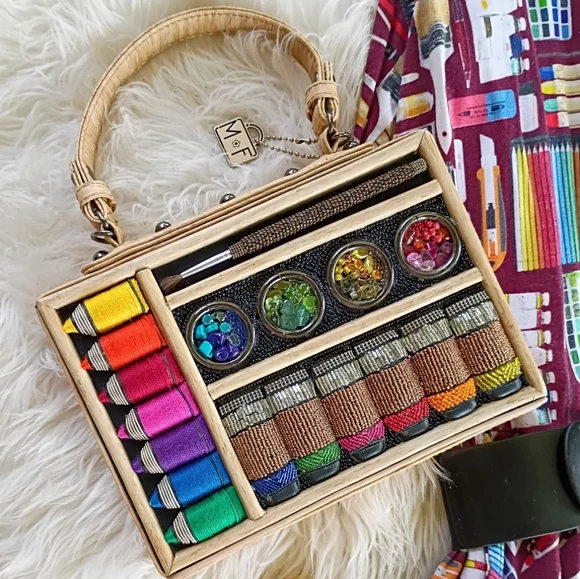 Mary Frances Art & Soul Painter's Artist Supplies Collection Box Bag - Picture 1 of 16